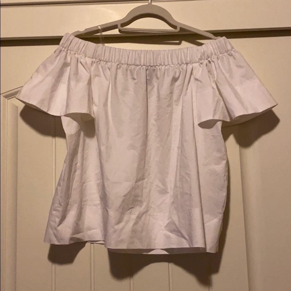 Off Shoulder Short Bell Sleeve Top
